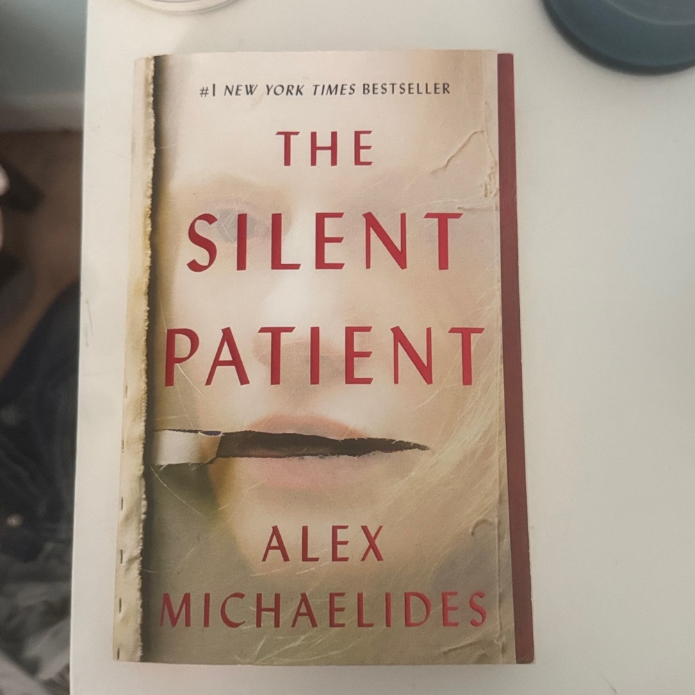 Barnes & Noble The Silent Patient Book - Red and Cream